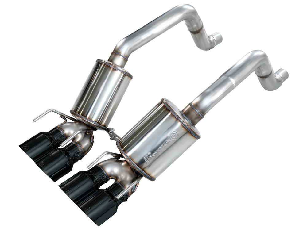 C6 Corvette Base/Grand Sport AWE Touring Edition axle-back exhaust with diamond black tips