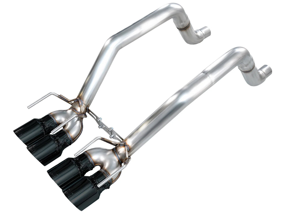 AWE Track Edition axle-back exhaust with diamond black tips for 2008 C6 Corvette Base LS3