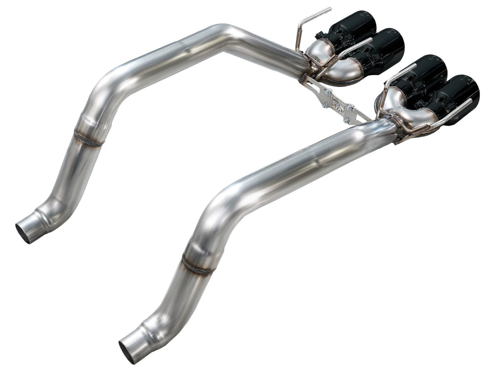 AWE Track Edition axle-back exhaust with diamond black tips for 2012 Chevrolet Corvette C6 Grand Sport (LS3)