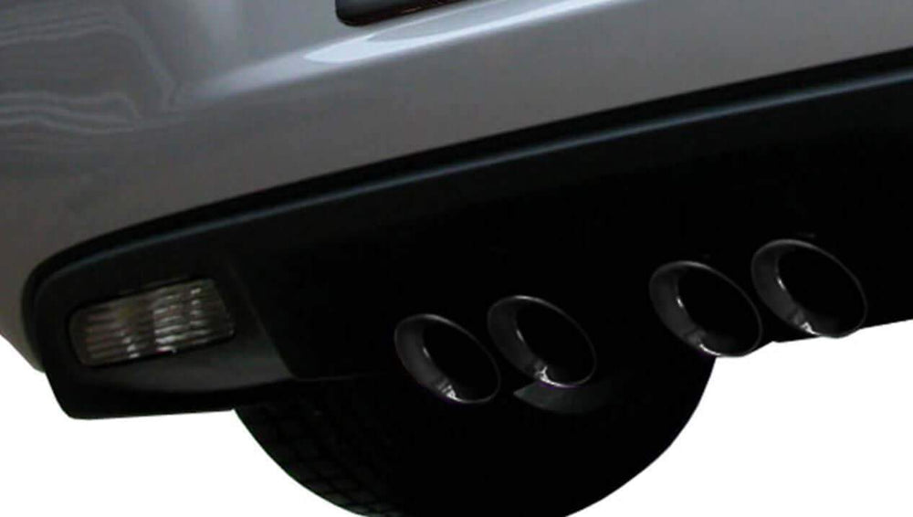 Black 4.5-inch Pro-Series exhaust tips included with CORSA 21009BLK