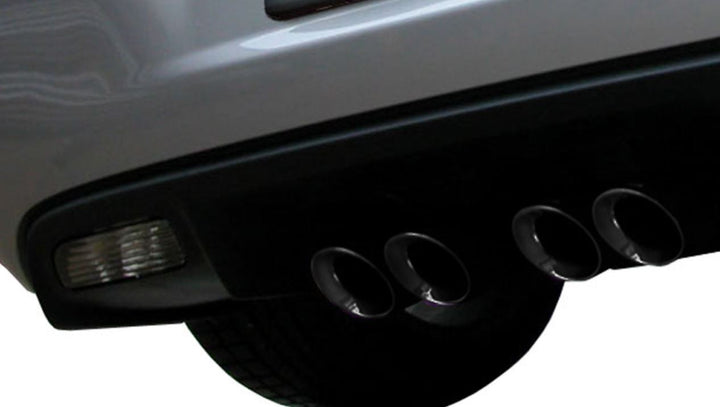 CORSA Xtreme axle-back muffler and piping detail for 2008–2013 C6 Corvette LS3.