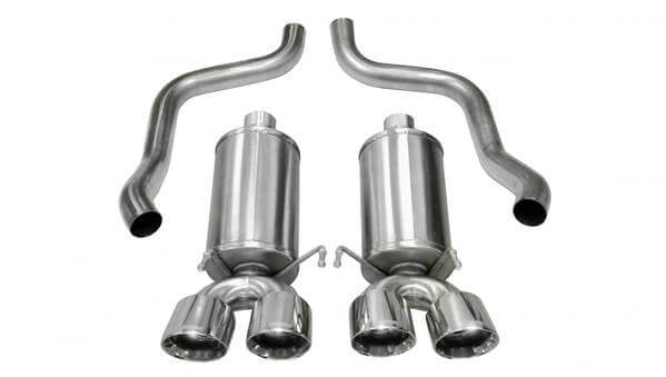 CORSA 21010 Xtreme axle-back exhaust kit for 2005–2008 C6 Corvette LS2.