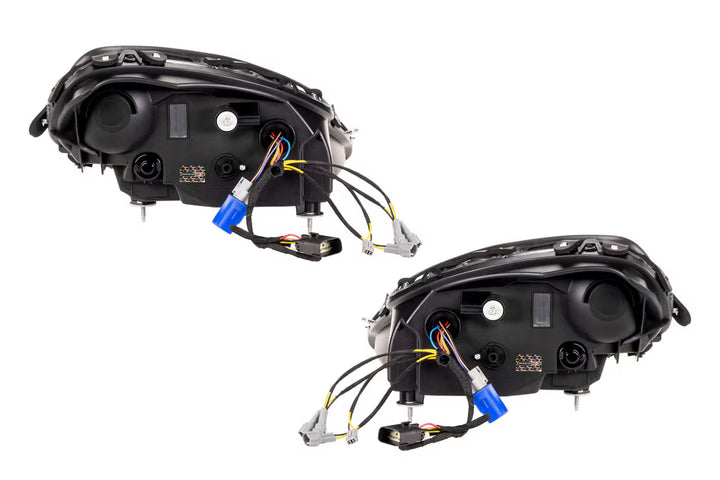 Rear housing view of Morimoto LF2-460 XB Evo C6 Corvette headlight assembly