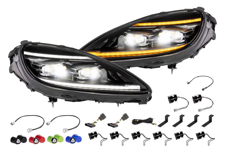 Morimoto LF2-460 XB Evo LED headlight pair for 2005-2013 C6 Corvette