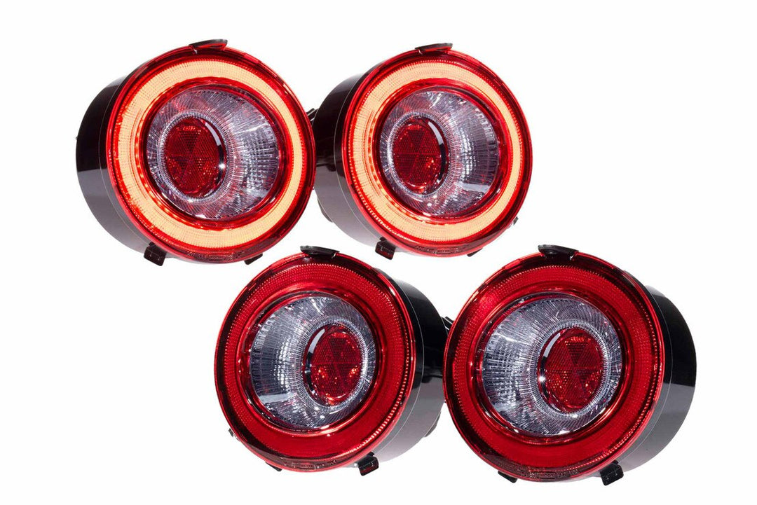 Morimoto LF467 red LED tail light set for 2005.5-2013 C6 Corvette
