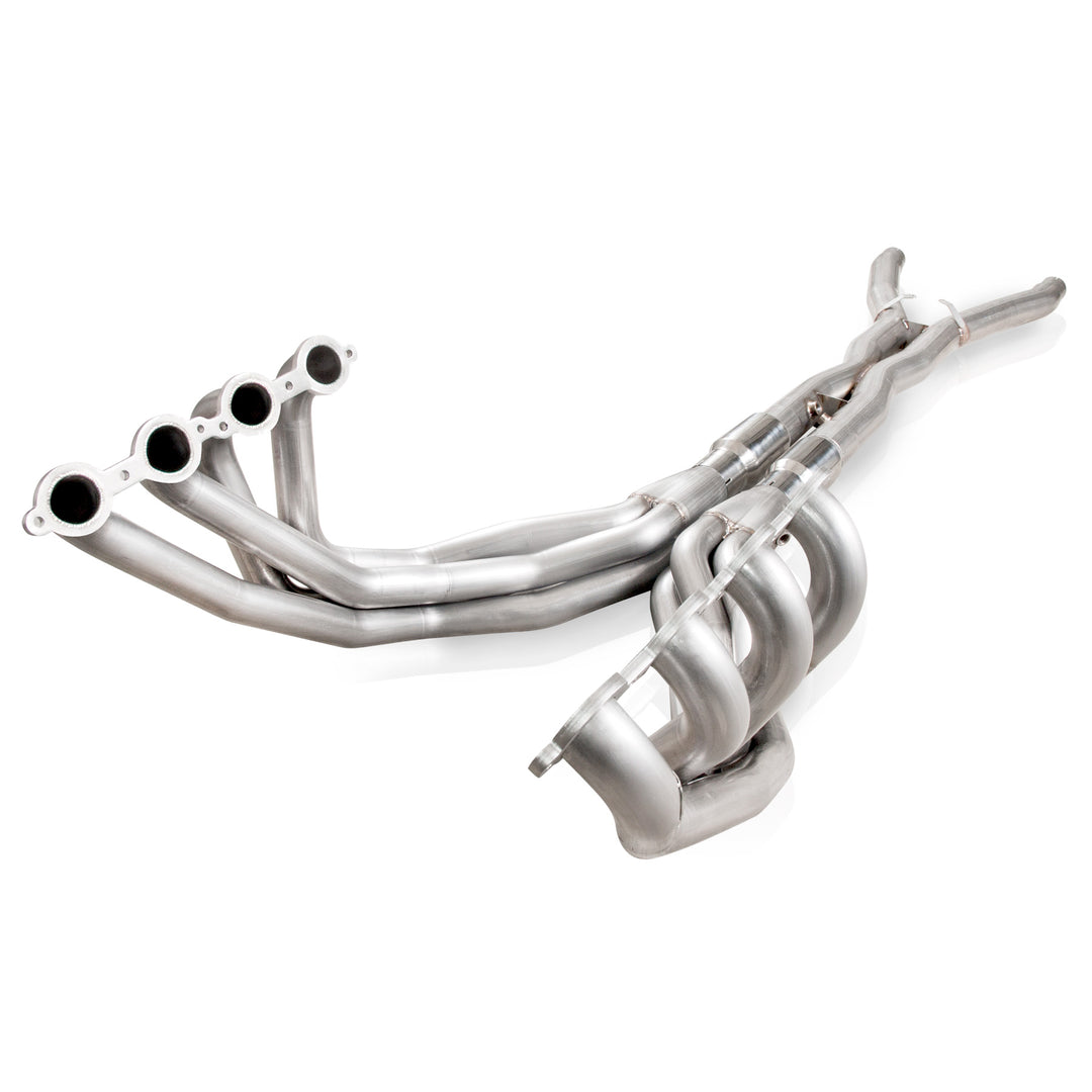 Stainless Works 1-7/8 long tube header kit for 2005–2013 C6 Corvette LS2/LS3 with catted X-pipe center section