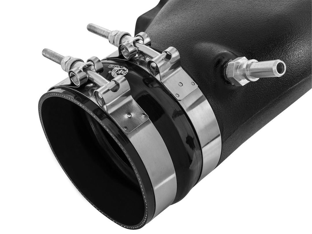 Five-layer oiled aFe Pro 5R filter detail for C6 Corvette Z06 intake