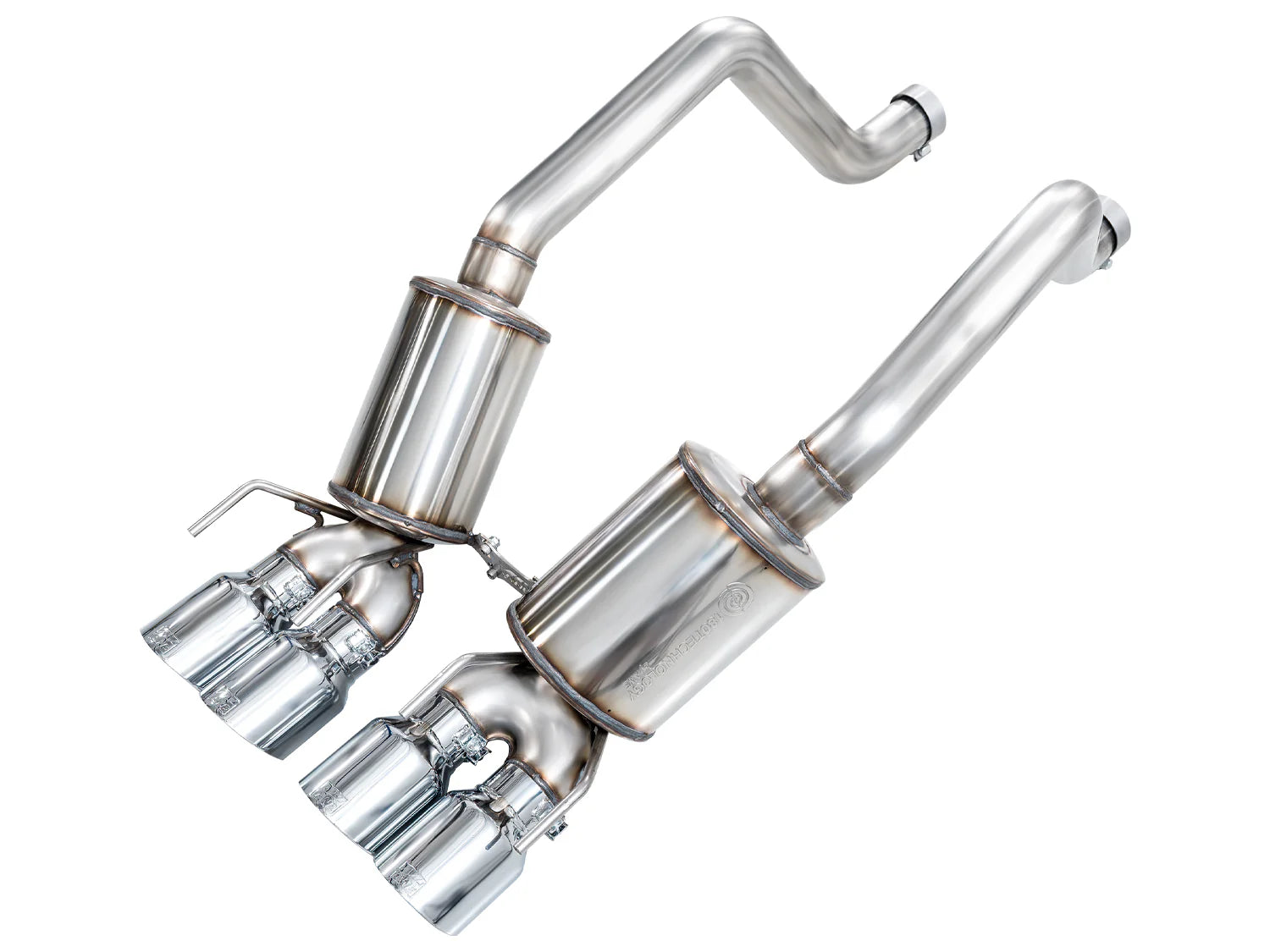 AWE Touring axle-back exhaust with chrome tips for 2006–2013 C6 Corvette Z06 and 2009–2013 ZR1