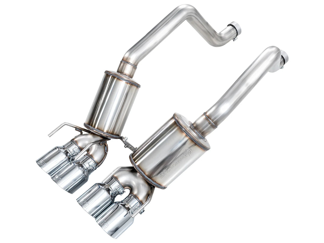 C6 Corvette Z06/ZR1 AWE Touring Edition axle-back exhaust with chrome silver tips