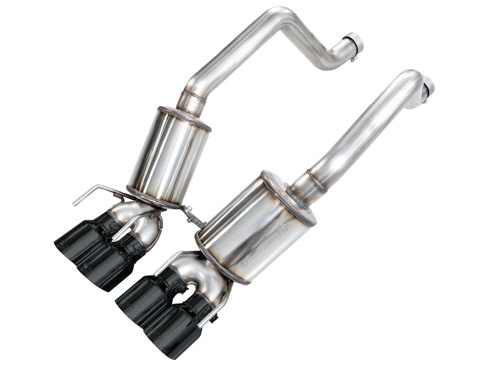 AWE Touring axle-back exhaust with diamond black tips for 2006–2013 C6 Corvette Z06 and 2009–2013 ZR1