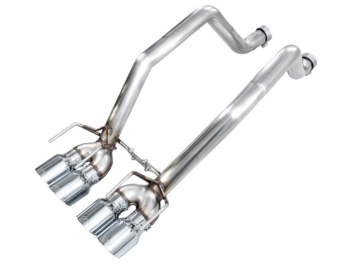 C6 Corvette Z06/ZR1 AWE Track Edition axle-back exhaust with chrome silver tips