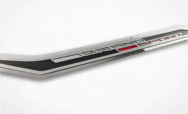 C7 Corvette ACC grand sport door prop, carbon script detail