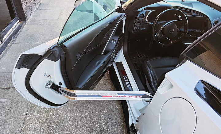 C7 Corvette ACC grand sport door prop, driver installed