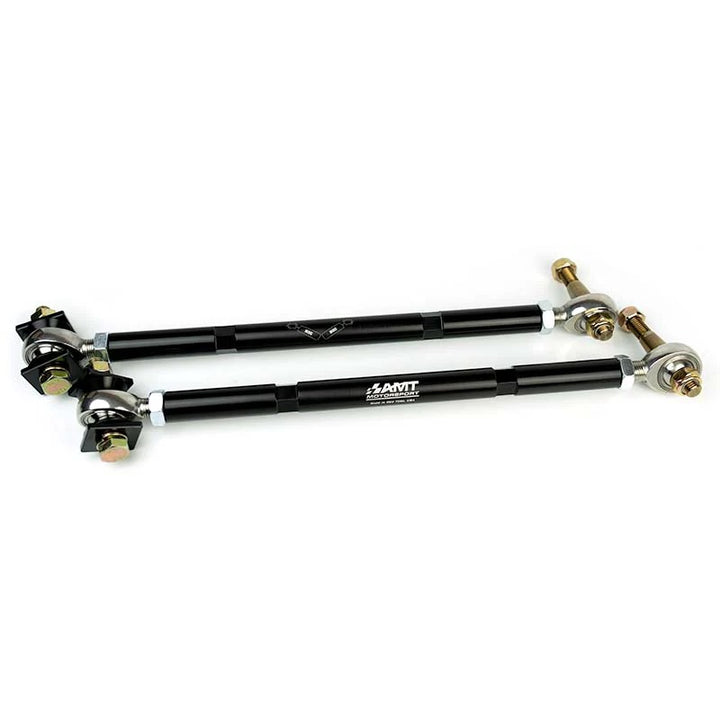 Angled view of AMT Motorsport M80 rear toe links for 2014–2019 C7 Corvette.