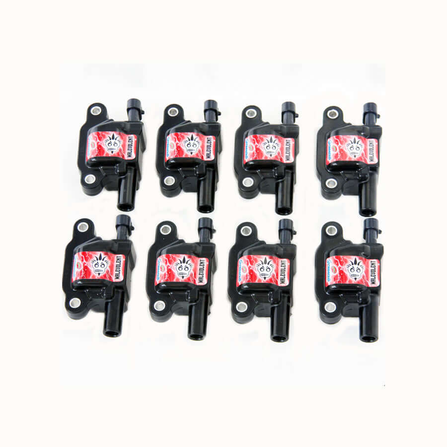 Granatelli 85KV black Malevolent coil packs 28-0514-CPM for C7 Corvette LT1 and LT4