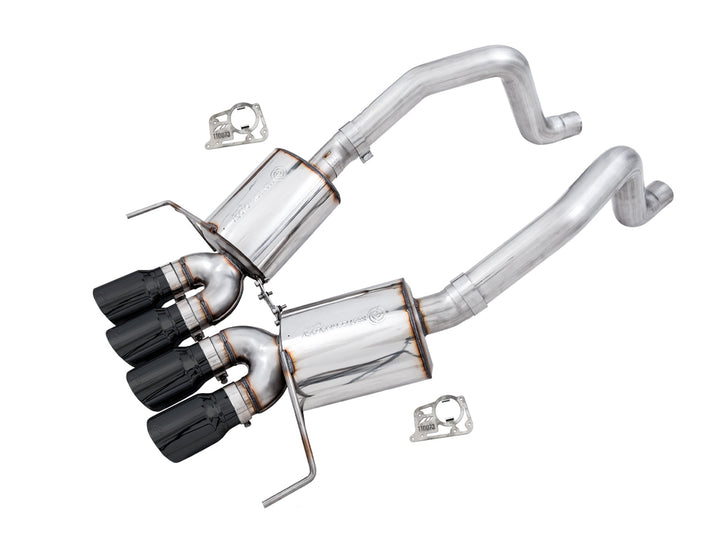AWE Touring 3015-43143 axle-back with Diamond Black tips for the 2017–2019 C7 Corvette Grand Sport