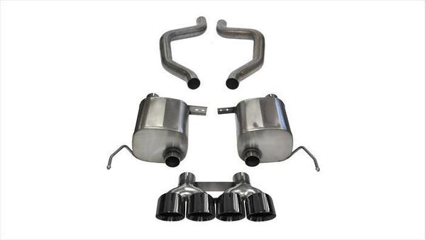 C7 Corvette Grand Sport CORSA Sport exhaust 14768BLK with black Pro-Series tips