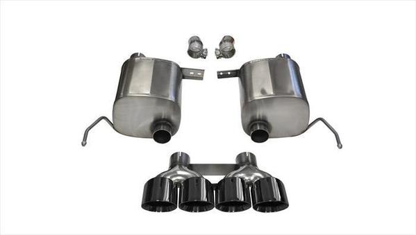 C7 Corvette Grand Sport CORSA Xtreme 14762BLK exhaust system with black Pro-Series tips