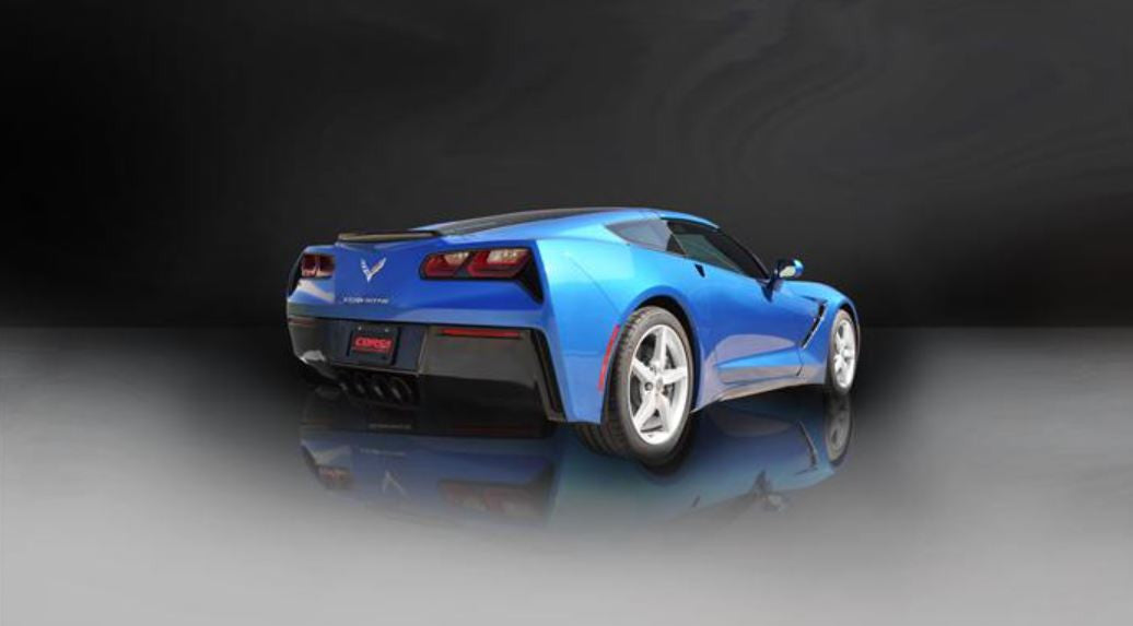 C7 Corvette Grand Sport Automatic with CORSA Xtreme 14762BLK exhaust installed