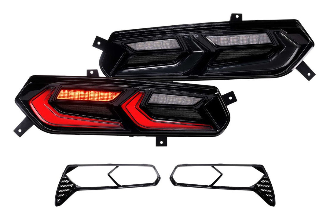 Morimoto LF754 smoked LED tail light pair for 2014-2019 C7 Corvette