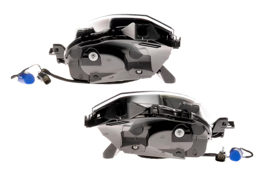 Rear housing view of Morimoto LF779 Gen II C7 Corvette headlight assembly