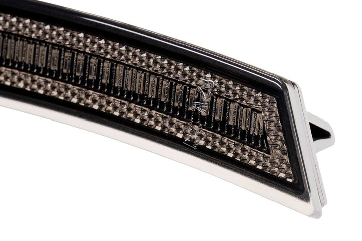 Close-up of Morimoto XB LED side marker assembly for C7 Corvette