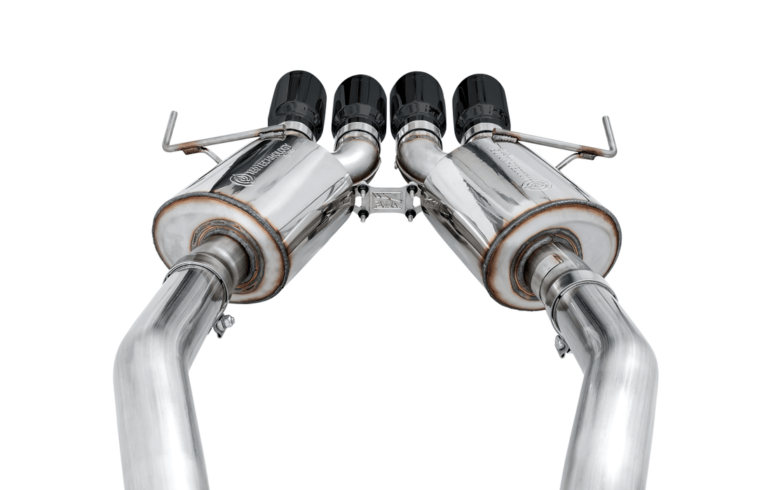 C7 Corvette Stingray AWE Touring Edition axle-back exhaust with diamond black tips
