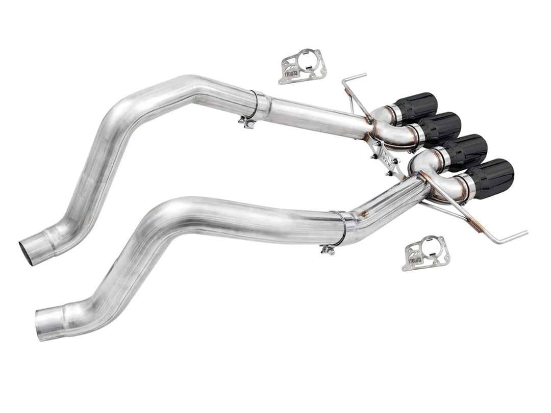 AWE 3020-43081 Track Edition axle-back exhaust with diamond black tips for C7 Corvette Stingray