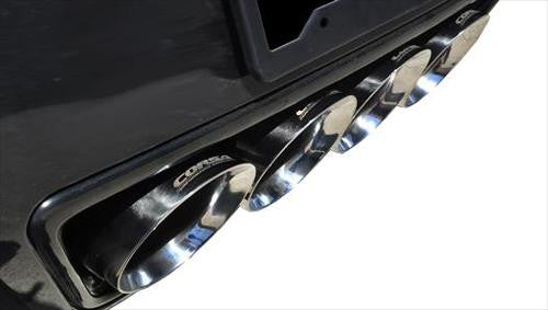 CORSA 4.5 inch polished Pro Series exhaust tips on C7 Corvette Stingray