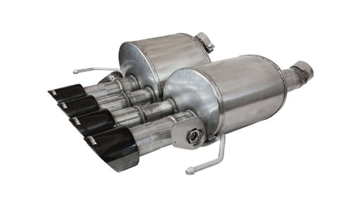 C7 Corvette Stingray CORSA 14776BLK NPP exhaust system with black quad tips