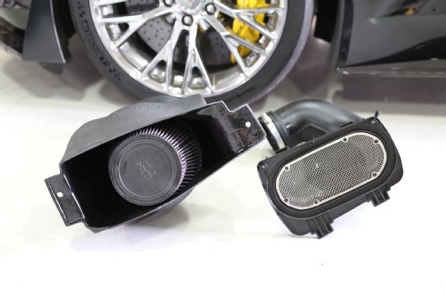 Halltech Stinger RZ dry filter and screen for 2015–2019 C7 Corvette Z06 LT4