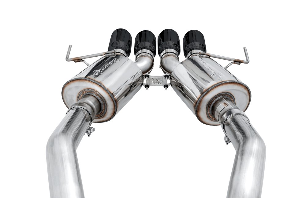 C7 Corvette Z06 AWE Touring Edition axle-back exhaust with diamond black tips