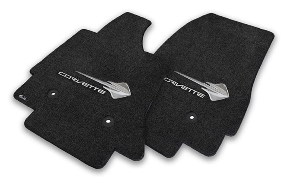 C7 Corvette Grand Sport Lloyd Mats Luxe double logo front floor mats