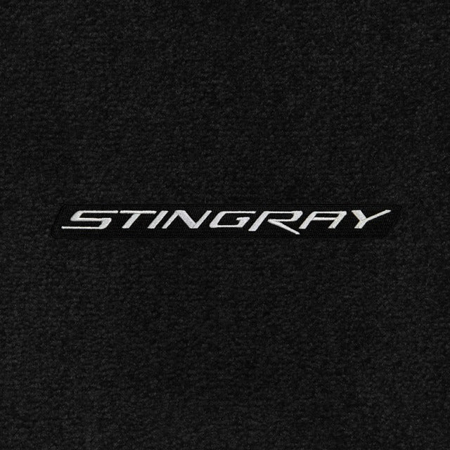 C7 Stingray Lloyd Mats Luxe single logo with silver Stingray script