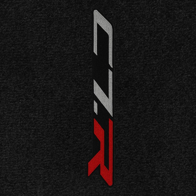 C7 Corvette Z06 Lloyd Mats Ultimat single logo with side-facing C7.R script
