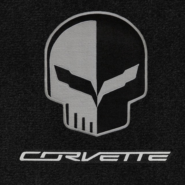 C7 Corvette Z06 Lloyd Mats Velourtex double logo with Jake and Corvette script