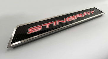 C8 Corvette Stingray ACC Stingray illuminated door sills, red LED