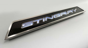C8 Corvette Stingray ACC Stingray illuminated door sills, white LED