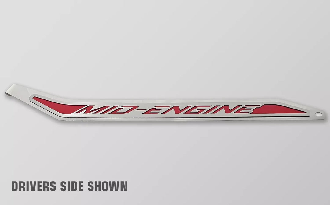 C8 Corvette ACC mid engine door prop, driver full view
