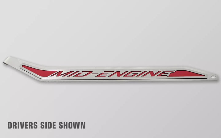 C8 Corvette ACC mid engine door prop, driver full view