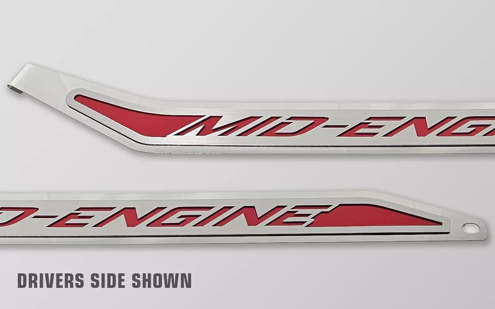 C8 Corvette ACC mid engine door prop, driver script close up
