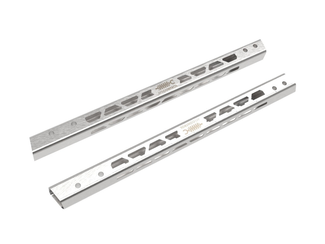 aFe CONTROL 304 stainless rear strut brace detail for 2020-2026 C8 Corvette