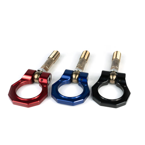 AMT Motorsport Titan Tow Hook for C8 Corvette shown from an alternate close-up angle