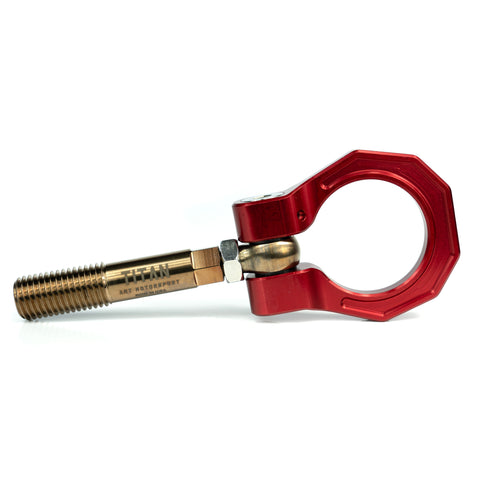 C8 Corvette AMT Motorsport Titan Tow Hook shown in an additional manufacturer detail view