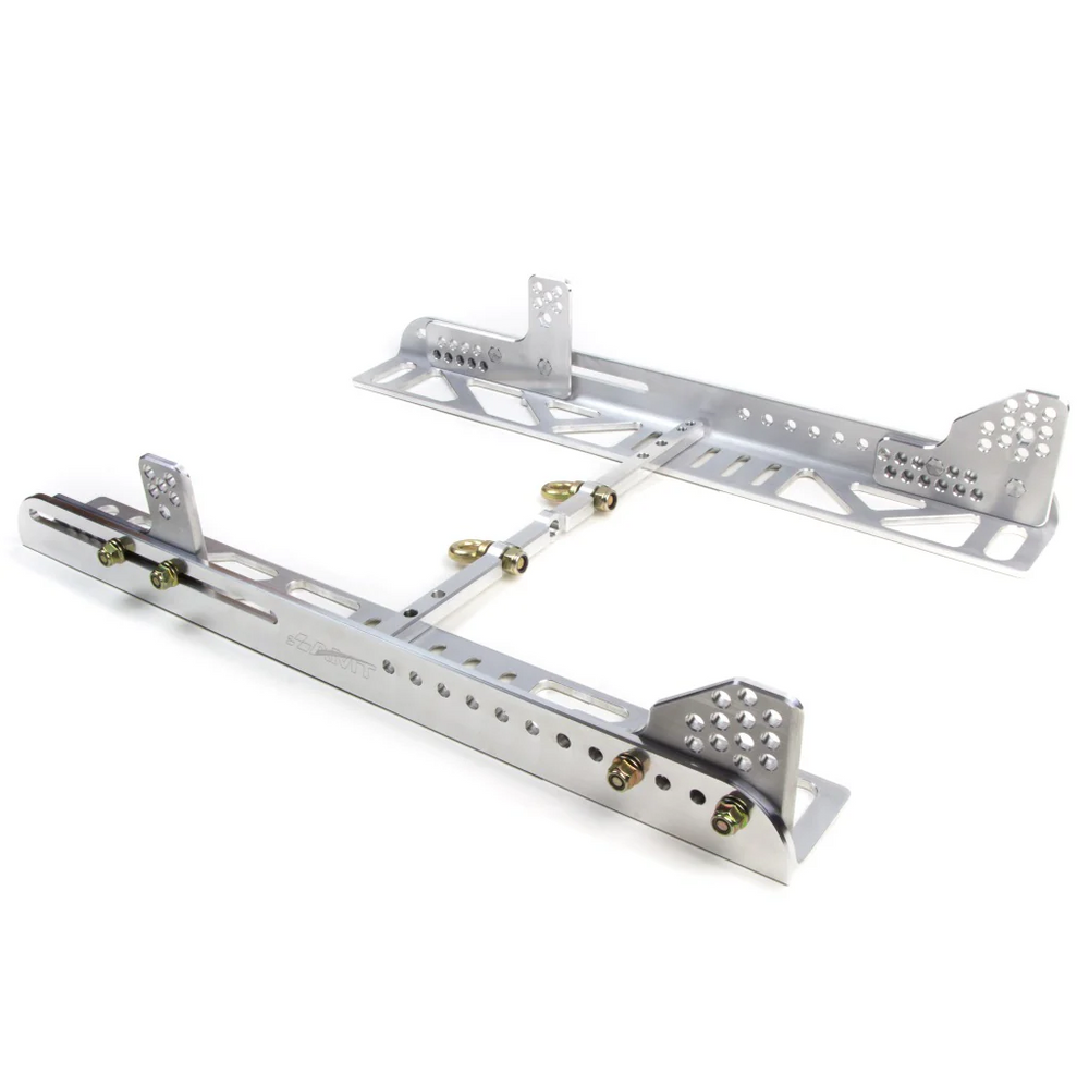 Silver AMT Motorsport 265002 Ultra Low Seat Mount for 2020-2026 C8 Corvette racing seats