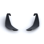 ACS Composite front canards for 2024–2026 C8 Corvette E-Ray, Carbon Flash finish, widebody fitment shown off the car.