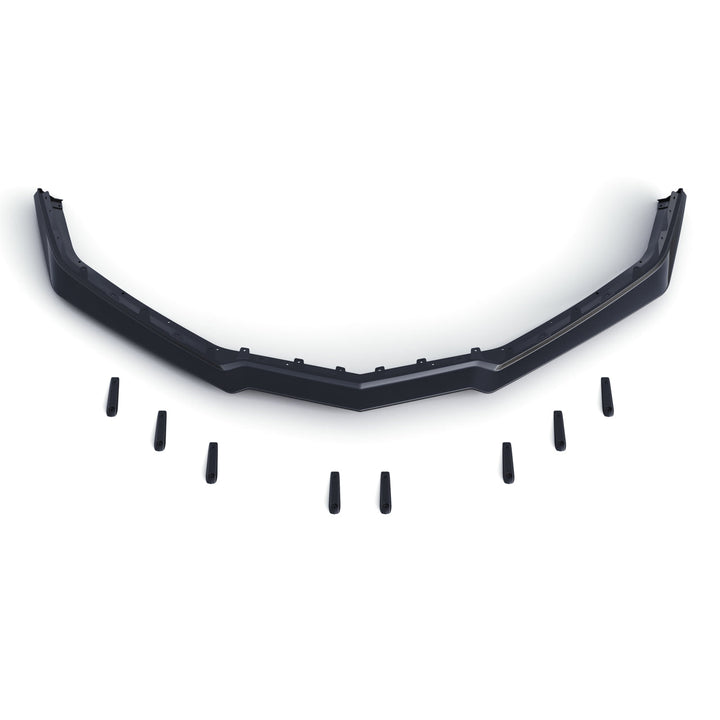 ACS Composite 50-4-158 front splitter for the C8 Corvette Grand Sport, whole part on a white background