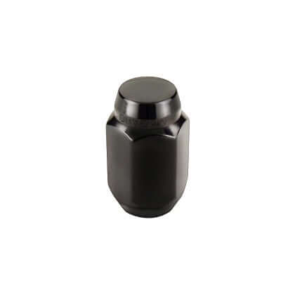 C8 Corvette McGard black cone-seat lug nuts with M14 x 1.5 thread