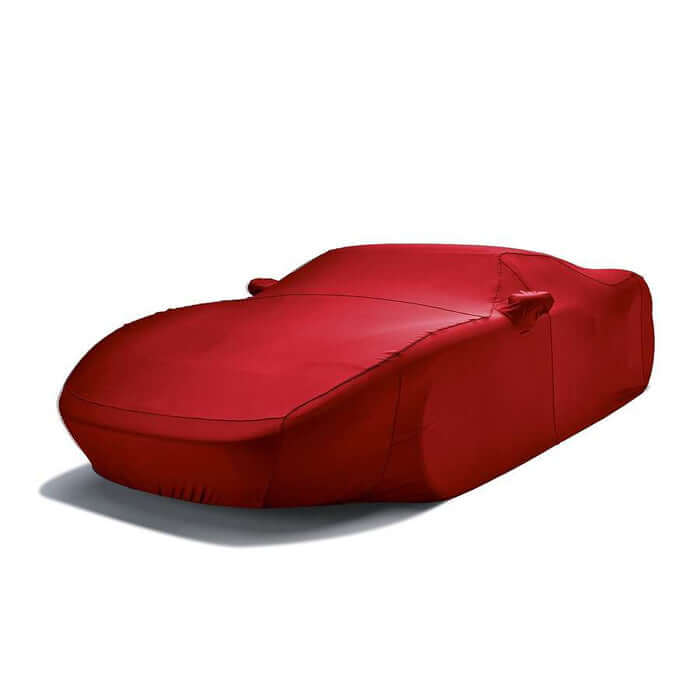 C8 Corvette Stingray Covercraft Form-Fit indoor car cover for 2020–2026 models with custom spoiler fit