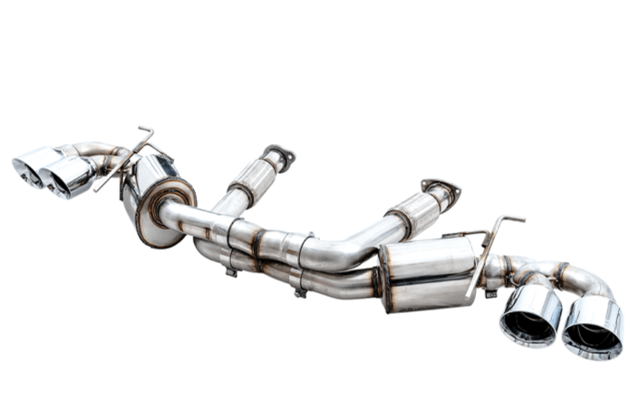 C8 Corvette Stingray/E-Ray AWE Touring Edition cat-back exhaust with chrome silver tips